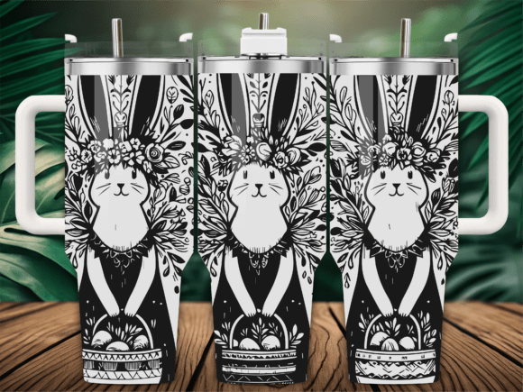 Easter Bunny Tumbler Graphics and Tumbler Wraps