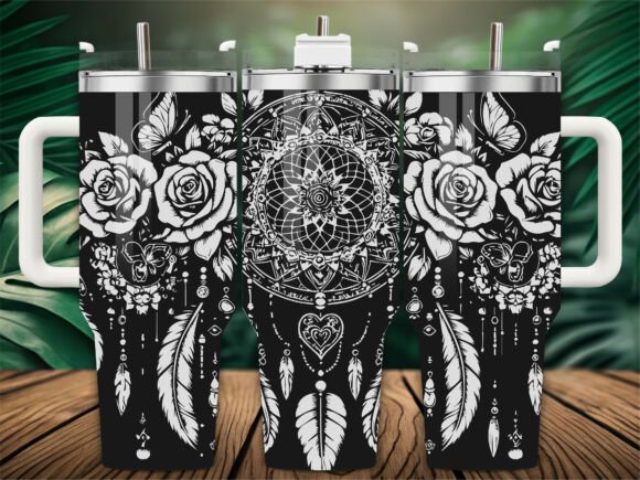 Floral Dreamcatcher: Graphics & Crafts for Branding