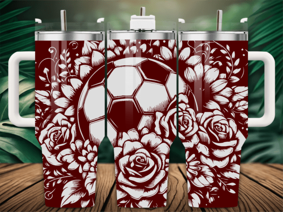 Floral Roses Soccer Ball Tumbler – Graphics & Crafts Review