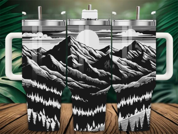 Mountain Pine Tree Graphics for Crafts & Branding