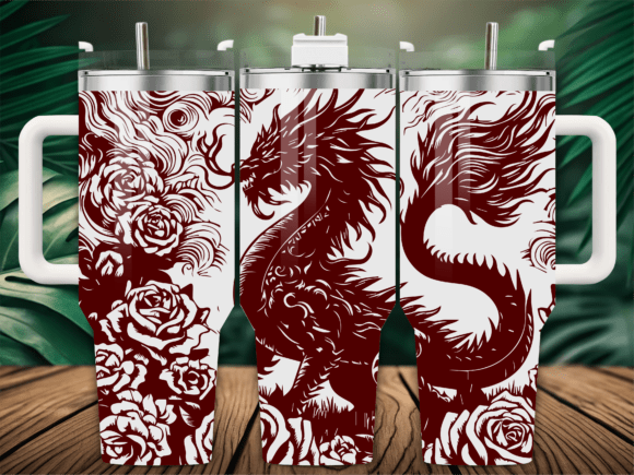 Valentine Dragon Tumbler: A Hands-On Embroidery Design Review
