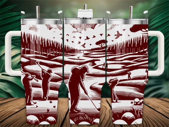 Vintage Golf Landscape Graphics and Crafts Review